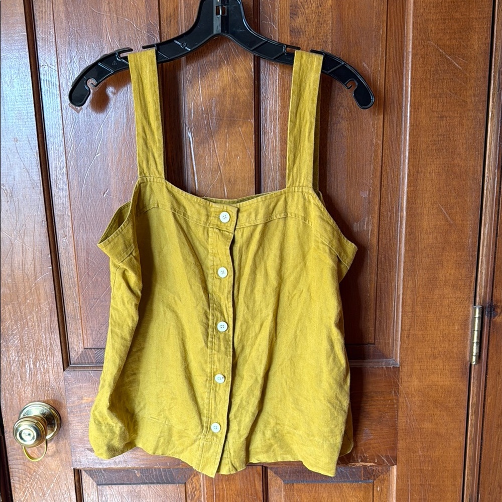 Everlane Linen Picnic Top